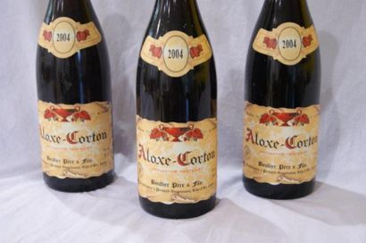 null 3 bouteilles d'Aloxe Corton, Boudier, 2004