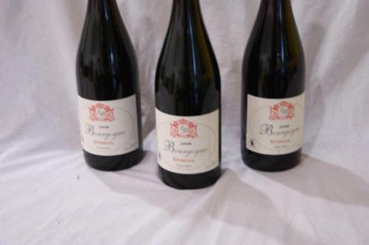 null 3 bouteilles de Bourgogne Pinot Noir, Domaine Bauser, 2008