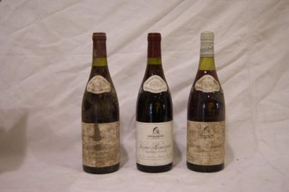 null Trois bouteilles de Vosne Romanée , Patriarche père et fils. 1978 . LB