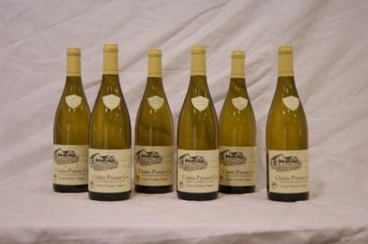null 6 bouteilles de Chablis 1er Cru , cuvée vieilles vignes , Vocort et fils. 2...