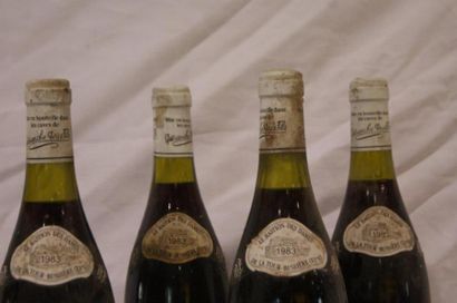 null Quatre bouteilles de Pommard, Patriarche père et fils , 1983. (es,LB)