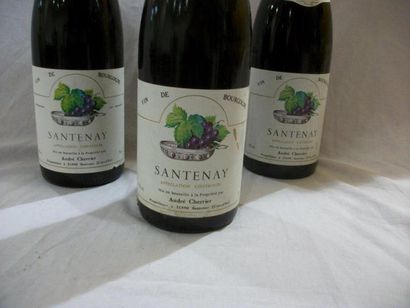null 3 bouteilles de Santenay, A. Cherrier, 1990