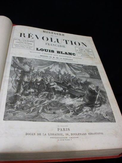 null Louis BLANC " Révolution française. TOME 1 ET 2 . Paris