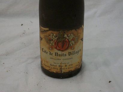 null 1 bouteille de Côtes de Nuits Villages, Hubert Père et Fils, 1979. (es)