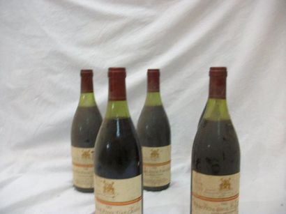 null 5 bouteilles de Bourgogne Passe-tout-grain, Vicomte Bernard de Romanet, 1982...