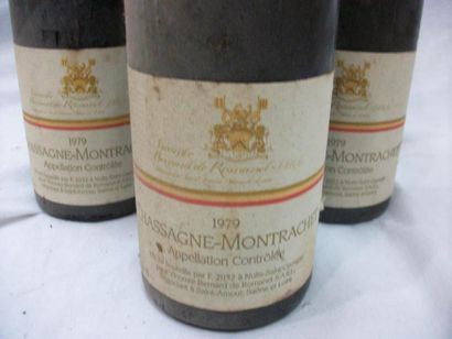 null 6 bouteilles de Chassagne-Montrachet, Vicomte Bernard de Romanet, 1979 (es,...