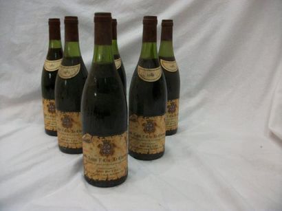 null 6 bouteilles de Saint Aubin 1er Cru "Le Charmois", Hubert Père et Fils, 1982....