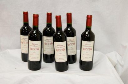 null 6 bouteilles de Château La Fleur Moulineau, 2014.