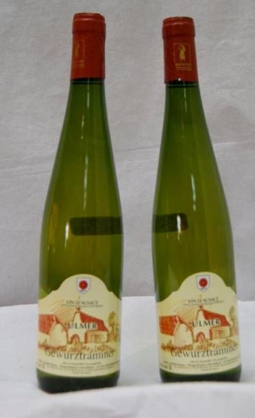 null 2 bouteilles de Gewurtztraminer, Ulmer.