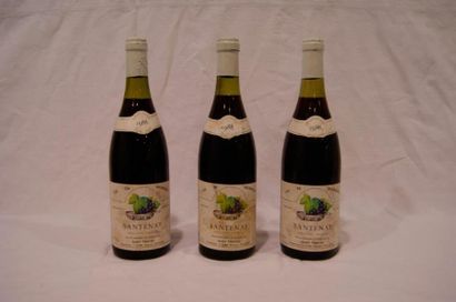 null 3 bouteilles de Santenay, 1988. (es)