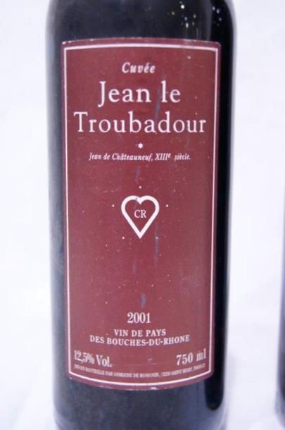 null 5 bouteilles de vin des Bouches du Rhône, "Cuvée Jean Le Troubadour", 2 de 1998,...