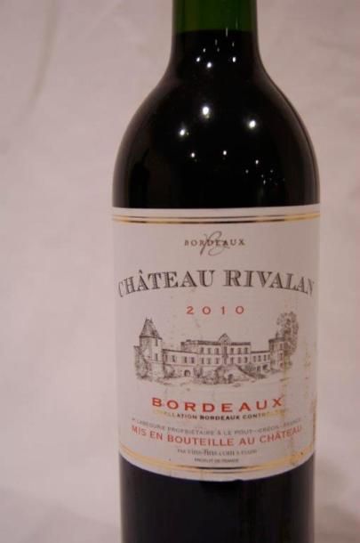 null 1 bouteille de château Rivalan, 2010.