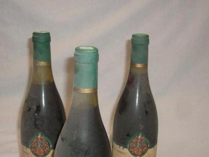 null 3 bouteilles de Bourgogne 1981, Confrérie des Chevaliers du Tastevin. (es, 1...