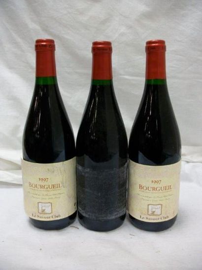 null 3 bouteilles de Bourgueil 1997, le Savour Club