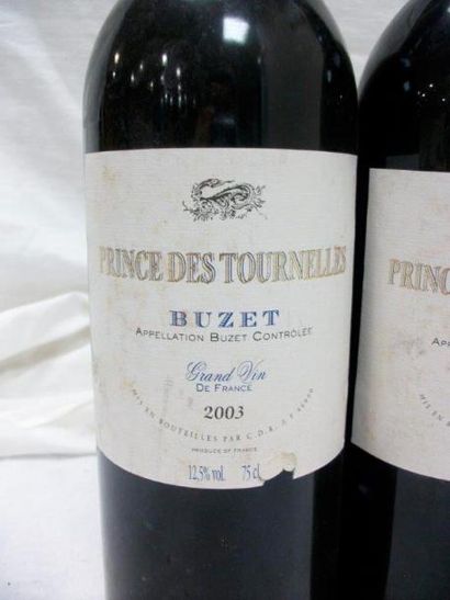 null 2 bouteilles de Buzet, Prince des Tournelles 2003