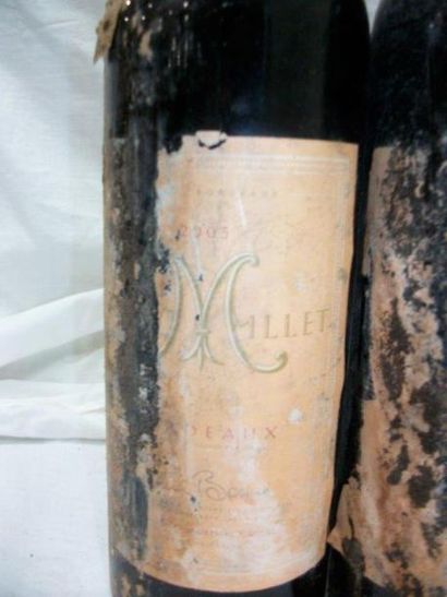 null 2 bouteilles de Bordeaux, Millet (2) 2003, Paul Bocuse (ETA)