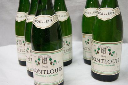 null 6 bouteilles de Montlouis, 1998. (moelleux)