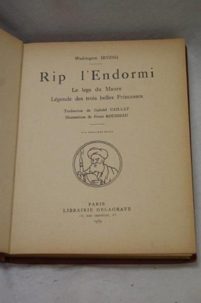 null IRVING "Rip, l'Endormie" Paris, Delagrave, 1939.