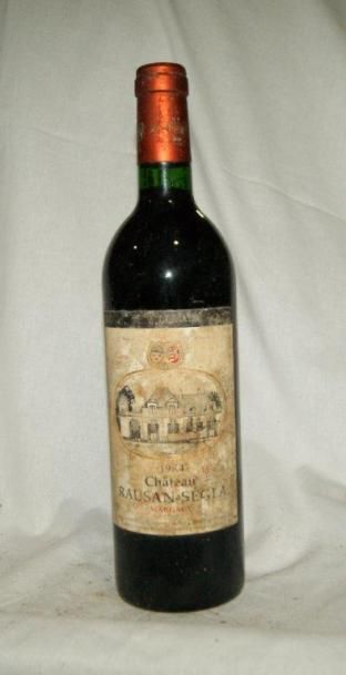 null 1 bouteille de Margaux, château Rosan-Ségla, 1984 (es, tlb)