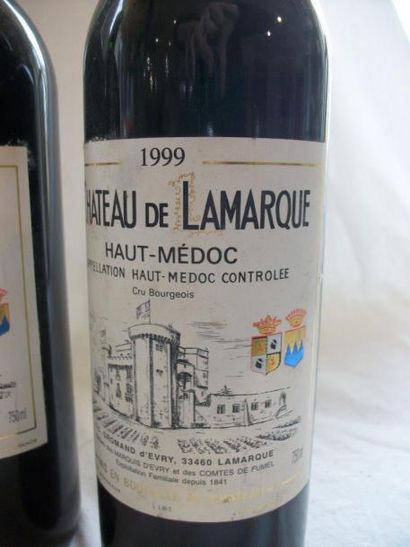 null 3 bouteilles de Haut Médoc, Château Lamarque, 1999.