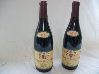null 2 bouteilles Savigny-les-Beaune, 1er Cru, 2003.