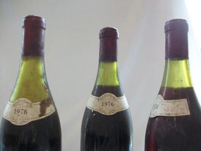 null 3 bouteilles de Bourgogne, Les clés du roi/Labouré-Roi, 1976 (B, 1TB)