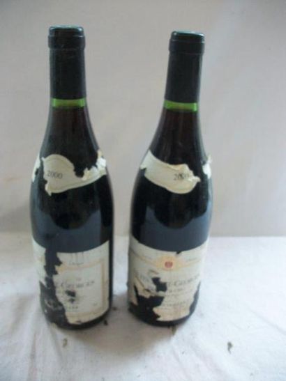 null 2 bouteilles de Nuits saint Georges 1er cru, Bouteiller, 2000 (étiquettes d...