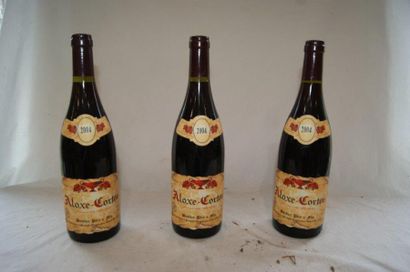 null 3 bouteilles de Aloxe Corton rouge, Boudier, 2004