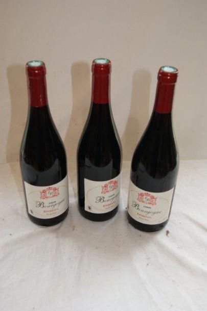 null 3 bouteilles de Bourgogne Pinot noir, Dimaine Bauser, 2008