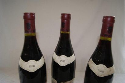 null 3 bouteilles de Givry, Domaine Desvignes, 1988