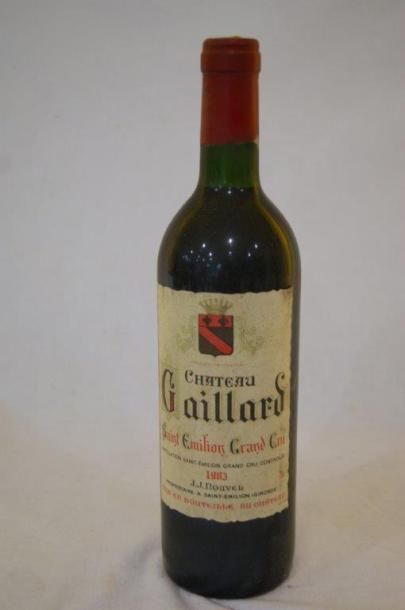 null 1 bouteille de Château Gaillard, 1983 (LB)