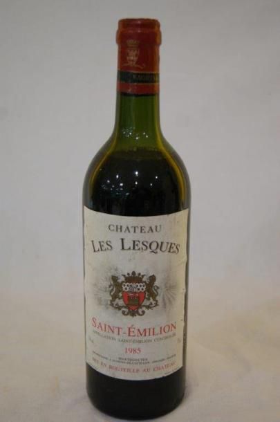 null 1 bouteille de Château Les Lesques, 1985 (B)