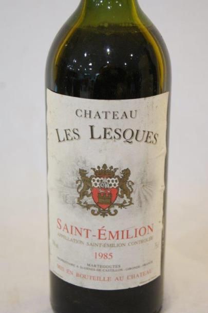 null 1 bouteille de Château Les Lesques, 1985 (B)