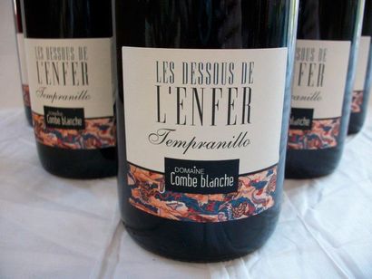 null 6 bouteilles de vin de l'Hérault , Les Dessous de l'Enfer, Tempranillo, Domaine...