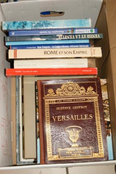 null Lot de livres d'Art : Versailles, Architecture française, Rome, Merveilles des...
