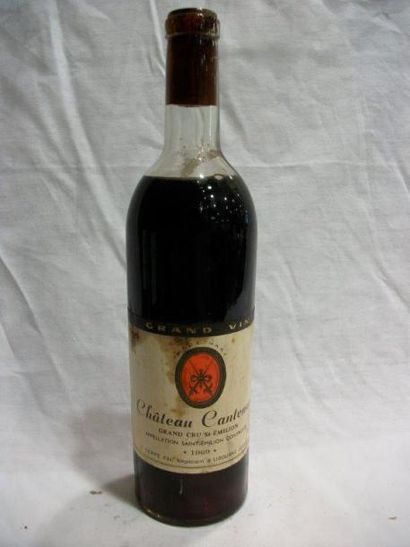 null 1 bouteille de St Emilion Grand Cru, Chateau Cantenac , 1979 . Es b , manque...