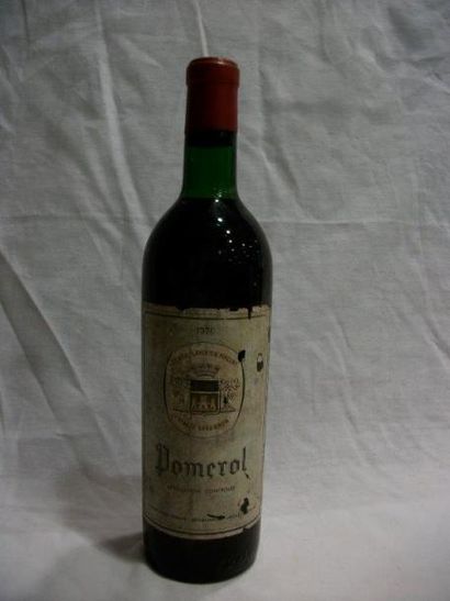 null 1 bouteille de Pomerol, Jean-Pierre Moueix, 1970 . Esa et b