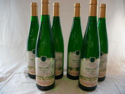 null 6 Bouteilles de Riesling Frederic Kuhlamnn , 1994