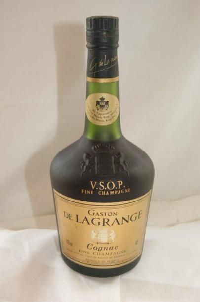 null 1 bouteille de cognac Gaston le Lagrange. 700 ml.