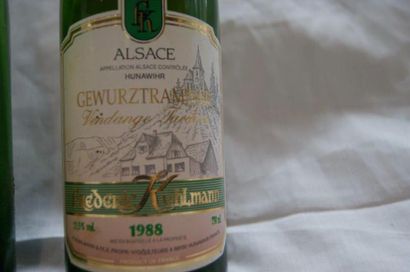null 2 bouteilles de Gewurtzaminer, Frederik Kuhlmann, 1988.