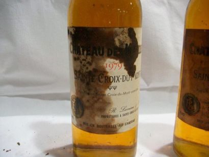 null 2 bouteilles de Sainte Croix du Mont, Château des Mailles, 1979 (étiquettes...