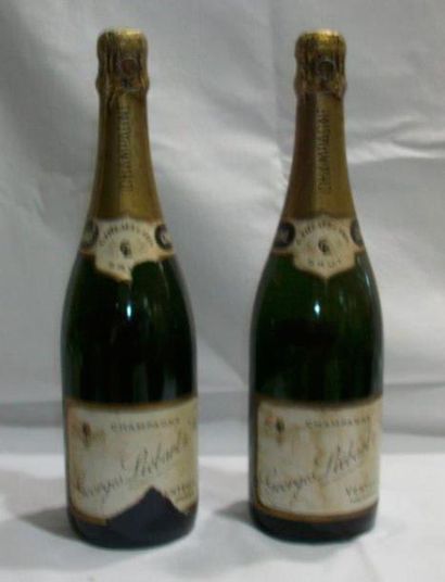 null 2 bouteilles de champagne Georges Liébart & Fils (esa)