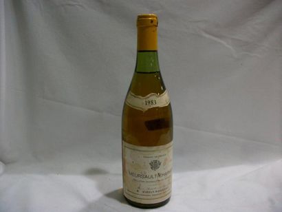 null 1 bouteille de Meursault-Charmes, Virely-Rougeot, 1983.