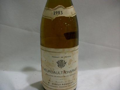 null 1 bouteille de Meursault-Charmes, Virely-Rougeot, 1983.