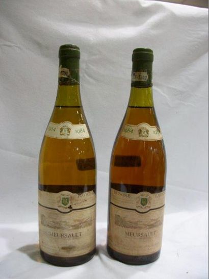 null 2 bouteilles de Meursault, Honoré Lavigne, 1984.