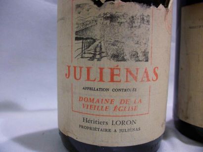 null 3 bouteilles de Juliénas 1985.