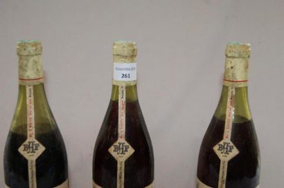 null 3 bouteilles de Beaujolais village, cuvée vigneronne, Bouchard