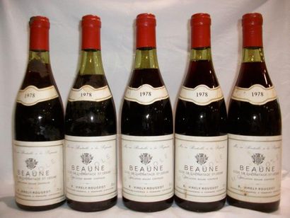 null 5 bouteille de Beaune, Clos de l'Hermitage Saint Désiré, Virely-Rougeot, 1978....