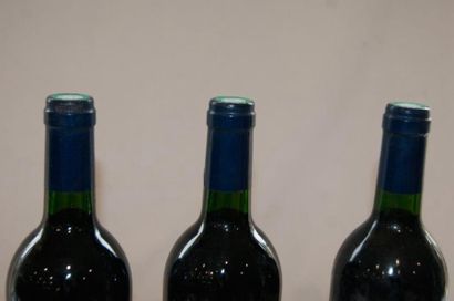 null 3 bouteilles de Haut Médoc, Reflet de Villegeorge, 1996