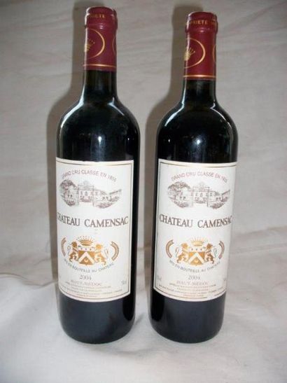 null 2 bouteilles de Haut Médoc, Château de Camensac, 2004 (5° GCC)